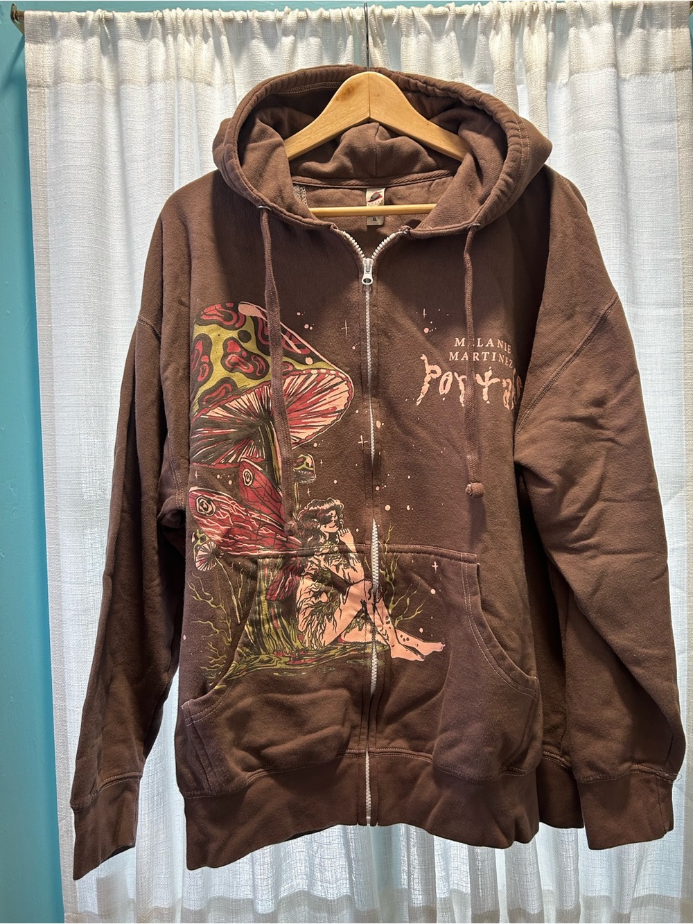 Melanie Martinez Zip Front Hoodie EUC